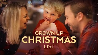 Grown Up Christmas List  Peter Hollens feat Evynne Hollens LighttheWorld [upl. by Lorollas]