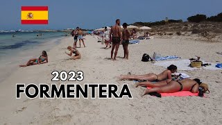 Formentera Port  s Cavall dEn Borràs 🇪🇸 Spain  August 2023 Walking Tour  4K [upl. by Abebi]