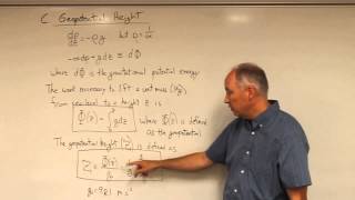 Lecture 3 Geopotential Height Equation [upl. by Mayworm]