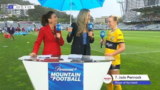 Jade Pennock  Isuzu Ute Player of the Match  Ninja ALeague Women [upl. by Goldman]