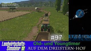 LS17  DreisternHof 97  Das letzte Getreide holen [upl. by Edith]