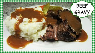 How To Make HOMEMADE BEEF GRAVY from Scratch Recipe  Tess Cooks4u [upl. by Jonathon]