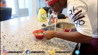 DOG FOOD IN CEREAL PRANK ON BROTHER [upl. by Lenrad]