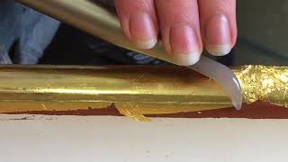 Gilding Gold Leaf polishing [upl. by Hausner]