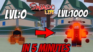 NEW Best Way To Level Up And GET MAX LEVEL TAILED SPIRIT In Shindo Life  Shindo Life Codes [upl. by Ruthie]