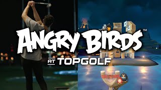 Angry Birds now at Topgolf [upl. by Annovad]