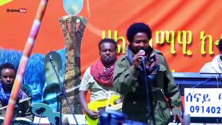 ABEBE AREAYA quotember tegadalayquot Live Stage Performance [upl. by Naahsar]