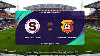 Modo carrera jugador liga Promerica Deportivo Saprissa vs Club Sport Herediano Copa DoradoBet [upl. by Yednil366]