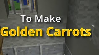 How to Find Craft and Use Golden Carrots in Minecraft  Easy Minecraft Tutorial [upl. by Ettevroc889]