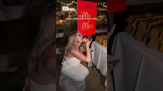 McDonald’s theme wedding Ⓜ️ mcdonalds mcdonald mcd mcdohappymeal wedding weddingfood [upl. by Einra]