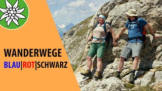 Wandern Wegeschwierigkeiten verstehen  Sicher Bergwandern  Episode 4 [upl. by Frederich]