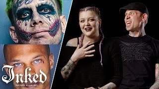 Tattoo Artists React To Mugshots  Tattoo Artists Answer [upl. by Boys]