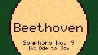 Symphony No 9 IV Finale Ode an die Freude Ode to joy Beethoven  ChipTune [upl. by Thibaut]