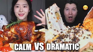 CALM vs DRAMATIC mukbangers [upl. by Neal14]