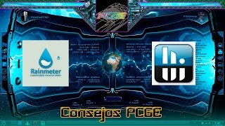 Consejos PCGE Rainmeter  SimplePerfMeters  HWiNFO 64  La mejor manera de monitorear tu PC [upl. by Dlanigger]