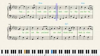 Olivia Rodrigo — Happier Piano Sheet Music [upl. by Joktan]