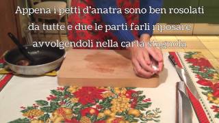 3Wine Video Ricetta Anatra al melograno [upl. by Lewej989]