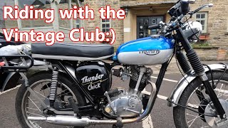 Swindons Vintage Club Motorcycle Ride [upl. by Auqinal]