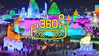 360 WION  China Harbin Ice Festival 2017 [upl. by Weisbrodt]