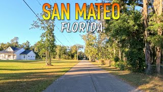 San Mateo Florida Driving Through [upl. by Ahsiekan]