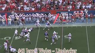 JERRELL WEDGE  Linebacker  Miami Ohio University 2011 Football Highlights [upl. by Irrem767]