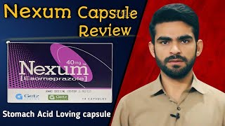 Nexum capsule uses in urdu hindi  Esomeprazole  40mg 20mg  Uses Side Effects MOA how to use [upl. by Standush]