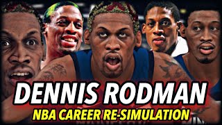 DENNIS RODMAN’S NBA CAREER RESIMULATION  THE GREATEST DEFENDER amp REBOUNDER EVER  NBA 2K20 [upl. by Eta]