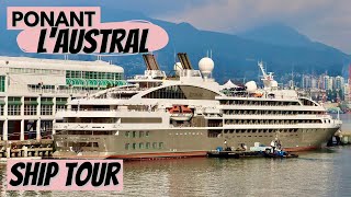 Ponant LAustral Ship Tour [upl. by Tiduj557]