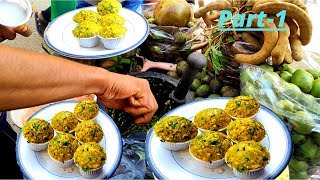 Street Food In Bangladesh Green Olive Pickles Mixed  Bengali Jolpai Vorta Part 1  I Am Hungry [upl. by Halimak]