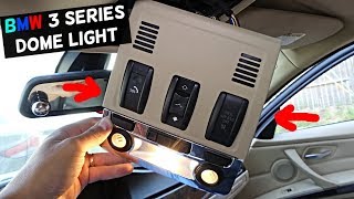 HOW TO REMOVE AND REPLACE DOME LIGHT ON BMW E90 E91 E92 E93 [upl. by Mathur]