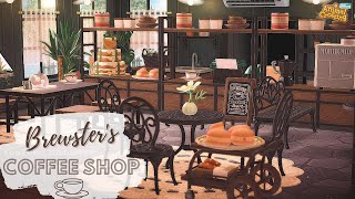 Building a Cozy Coffee Shop to Summon Brewster  Speed Build  Animal Crossing New Horizons [upl. by Gnat]