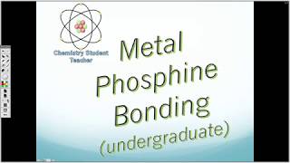 Metal Phosphine Bonding  Undergraduate Chemistry [upl. by Lief731]