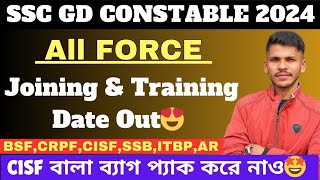 SSC GD Constable 2024  Joining Date amp Training Date 2024  A to Z Update ✅ [upl. by Oaks556]