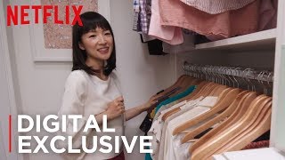 How To Organize Your Closets  Tidying Up with Marie Kondo  Netflix [upl. by Lletnuahs524]