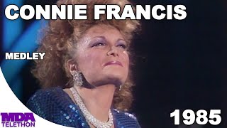 Connie Francis  Medley 1985  MDA Telethon [upl. by Lorry]