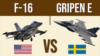 F16 vs Gripen E  Which would win [upl. by Tiernan418]