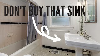 Pedestal Sinks The Pros and Cons of Installing a Pedestal Sink  This Plumber Doesn’t Like Them [upl. by Annoynek]