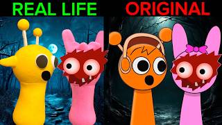 SPRUNKI OF The Best TikTok Video  REAL LIFE vs ORIGINAL [upl. by Aihseym]