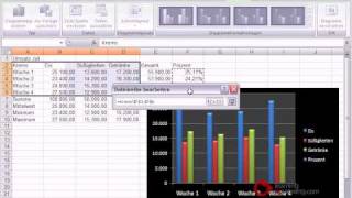 Excel Tutorial Diagramme fortgeschritten [upl. by Elfont]