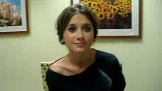 HSMs Olesya Rulin Plays Celebrity Fastball With TWIST [upl. by Tildi836]