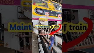 Maintenance of train  mumbai local train maintenance work  latest railway recruitment 2025 train [upl. by Rufena]