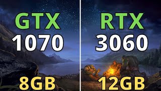 GTX 1070 VS RTX 3060 TEST IN 10 GAMES [upl. by Kopaz]