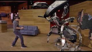 Microsoft Hololens Project XRay Demo  HotHardware [upl. by Darill]