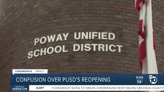 Parents frustrated confused over Poway USDs reopening plans [upl. by Cir211]