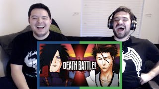 MADARA VS AIZEN  DEATH BATTLE REACTION [upl. by Htebazila]