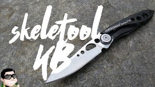 Leatherman Skeletool KBKBX amp Juice B2 Knife Review [upl. by Cirenoj]