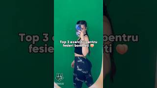 Top 3 exercitii ca sa ai fesieri bombati 🍑 antrenament fitness fesieri [upl. by Elyn]