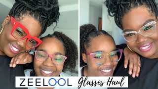 Zeelool Glasses Try On Haul [upl. by Onitnevuj]