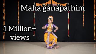 Maha Ganapathim  Kuchipudi  Sudeepthi  NRITYA SRAVANTHI [upl. by Arikat]