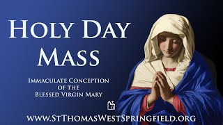 Holy Day Mass Friday December 8 2023 [upl. by Omiseno]